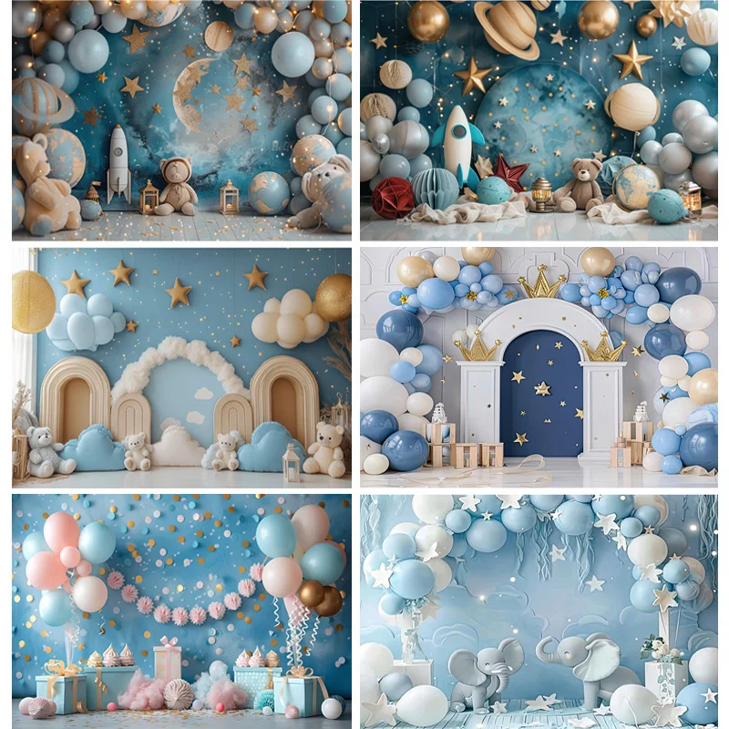Newborn Portrait Birthday Party Photography Backdrop Teddy Bear Rainbow Color Balloons Arch Decor Photo Studio Background BP-04
Newborn Portrait Birthday Party Photography Backdrop Teddy Bear Rainbow Color Balloons Arch Decor Photo Studio Background BP-04