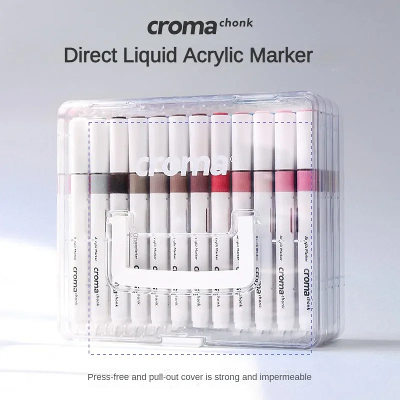 24/48 Colors Acrylic Markers Brush Pens for Fabric Rock Painting Pen Stone Ceramic Glass DIY Card Making Art Supplies Stationery
24/48 Colors Acrylic Markers Brush Pens for Fabric Rock Painting Pen Stone Ceramic Glass DIY Card Making Art Supplies Stationery