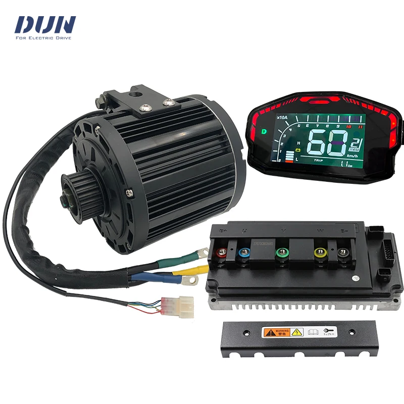 QS138 3KW Peak 8KW PMSM Mid-Drive Motor with Sine Wave Controller EM150 and Speed Display For Dirtybike E-Motorcycle Moped
QS138 3KW Peak 8KW PMSM Mid-Drive Motor with Sine Wave Controller EM150 and Speed Display For Dirtybike E-Motorcycle Moped
