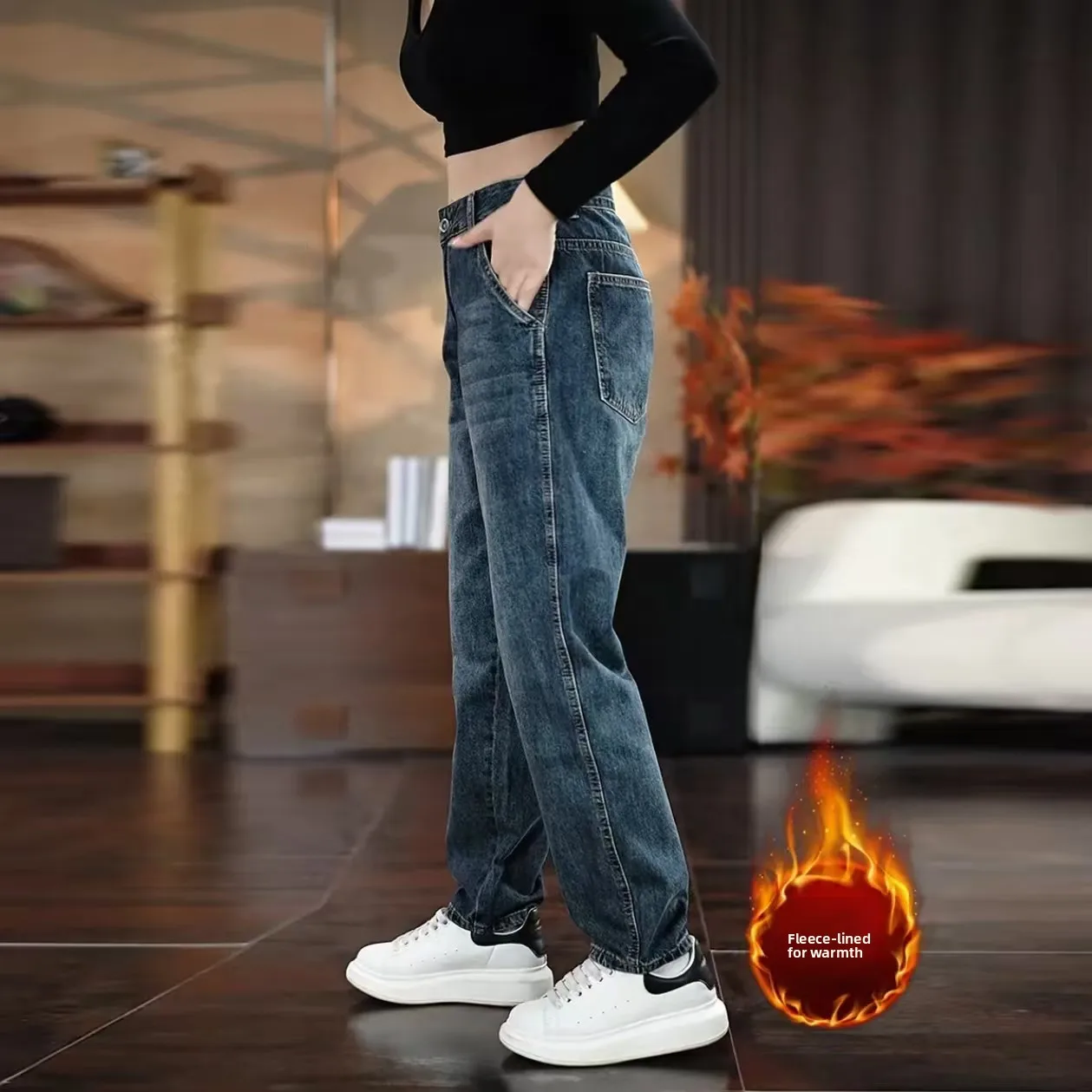 Мужские джинсы Fce с подкладкой, прямого кроя, со средней посадкой, на молнии, модные, городские, износостойкие, свободного кроя, длинные...
Мужские джинсы Fce с подкладкой, прямого кроя, со средней посадкой, на молнии, модные, городские, износостойкие, свободного кроя, длинные...