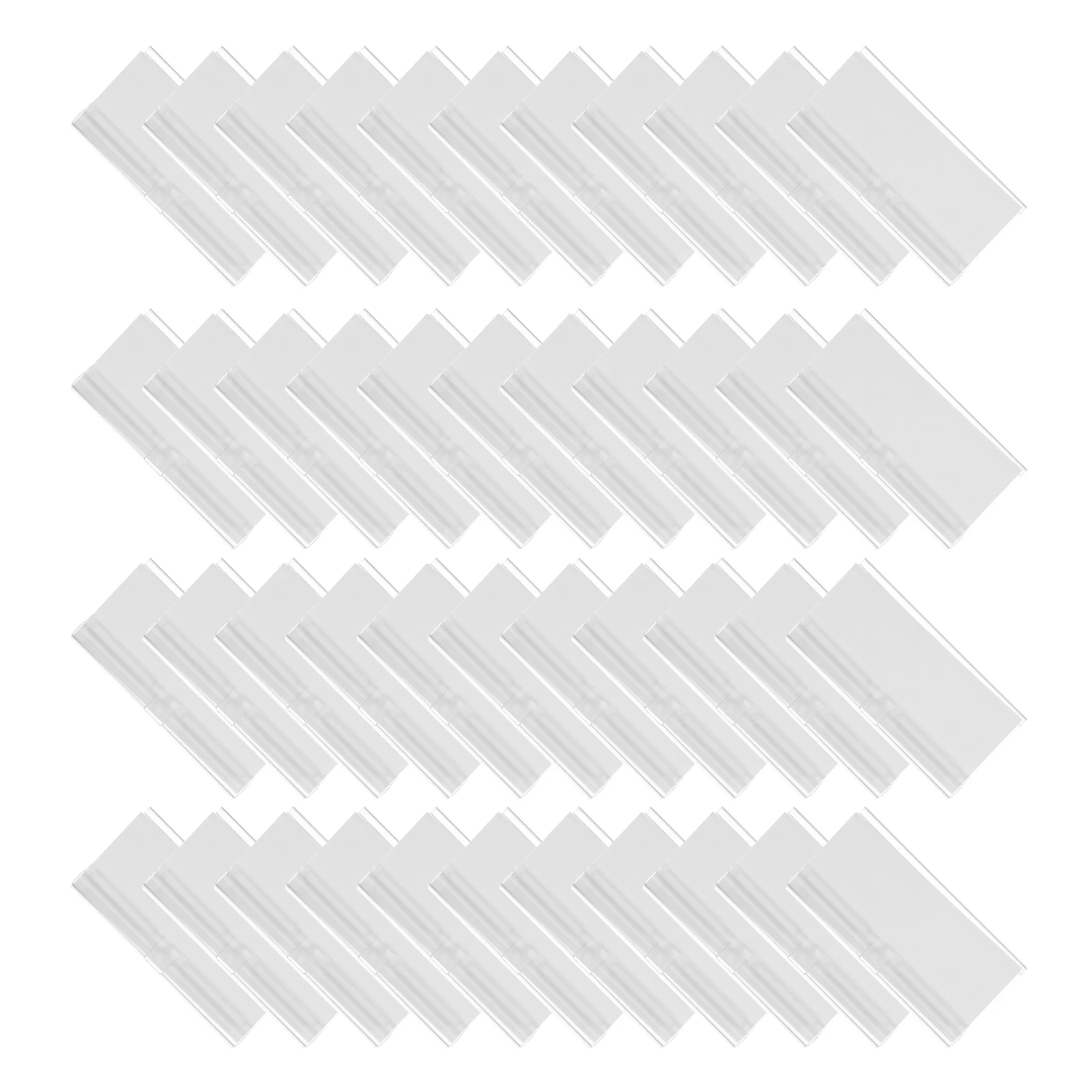 50set Transparent Hook Label Holders Clear PVC Price Tag Clips for Retail Shelves Supermarket Storage Bin Labels Display Signs
50set Transparent Hook Label Holders Clear PVC Price Tag Clips for Retail Shelves Supermarket Storage Bin Labels Display Signs