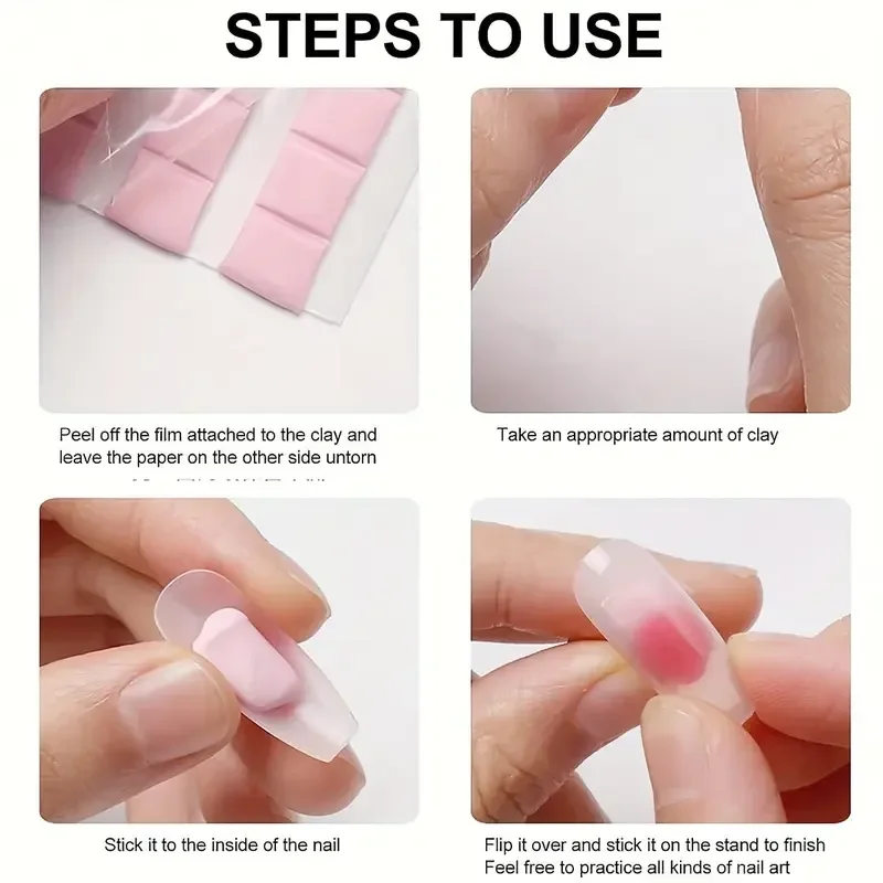 Premium Reusable Nail Art Clay Stand, Non-stick Adhesive Modeling Clay for Manicure Practice, Tip Display and Gap Cleaning
Premium Reusable Nail Art Clay Stand, Non-stick Adhesive Modeling Clay for Manicure Practice, Tip Display and Gap Cleaning