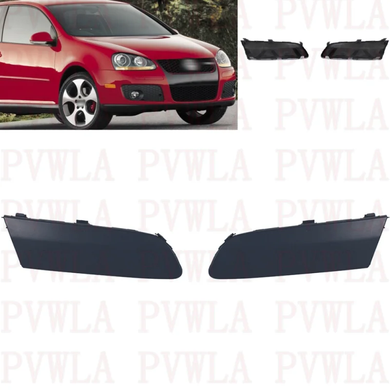 For VW Golf 5 GTI Pair Left+Right Front Bumper Paintable Trim Strip Car accessories 1K5955109A 1K5955110A
For VW Golf 5 GTI Pair Left+Right Front Bumper Paintable Trim Strip Car accessories 1K5955109A 1K5955110A