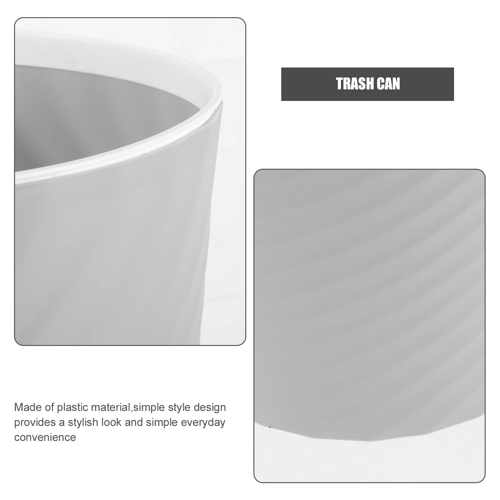 Trash With Pressure Ring Small Plastic Garbage Bin For Bathroom Bedroom Kitchen Office Large Capacity Household Wastebasket
Trash With Pressure Ring Small Plastic Garbage Bin For Bathroom Bedroom Kitchen Office Large Capacity Household Wastebasket