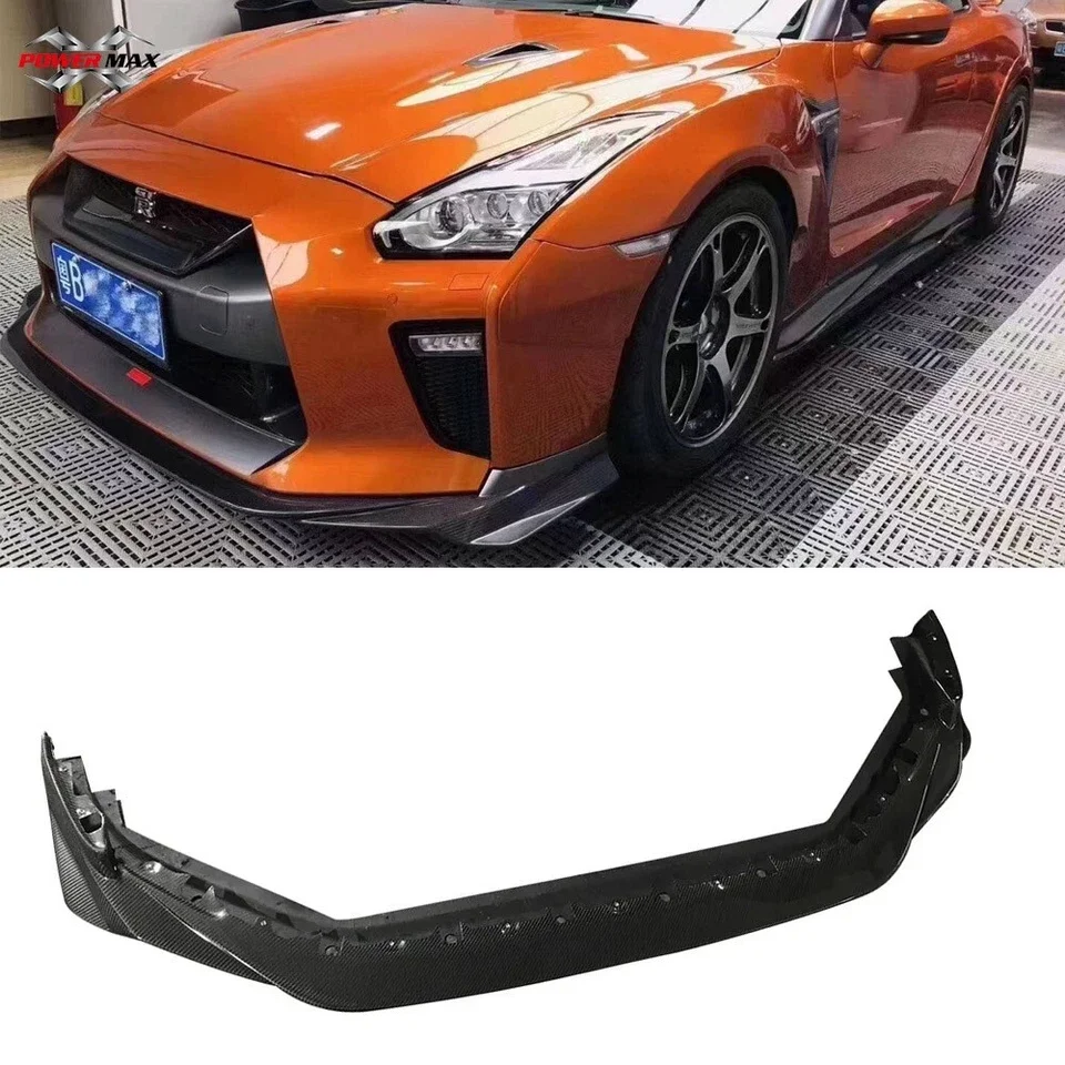 V Style Carbon Fiber Front Bumper Lip For Nissan GT-R R35 2017+ GTR R35 Body Kit
V Style Carbon Fiber Front Bumper Lip For Nissan GT-R R35 2017+ GTR R35 Body Kit