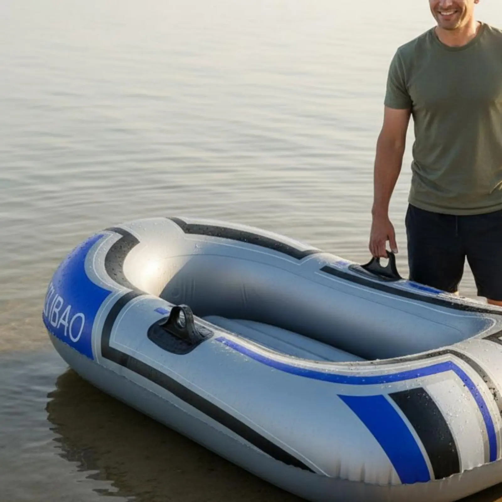 Foldable PVC Kayak Thickened Material Inflatable Fishing Boat Individual Raft Sturdy Duty Aquatic Activities Equipment for Beach
Foldable PVC Kayak Thickened Material Inflatable Fishing Boat Individual Raft Sturdy Duty Aquatic Activities Equipment for Beach