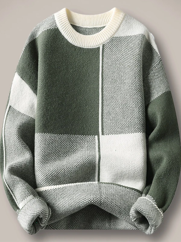 Мужской утепленный вязаный свитер с круглым вырезом, базовый слой, повседневный, укороченный, с длинными рукавами, из полиэстера, устойчивого к выцветанию
Мужской утепленный вязаный свитер с круглым вырезом, базовый слой, повседневный, укороченный, с длинными рукавами, из полиэстера, устойчивого к выцветанию