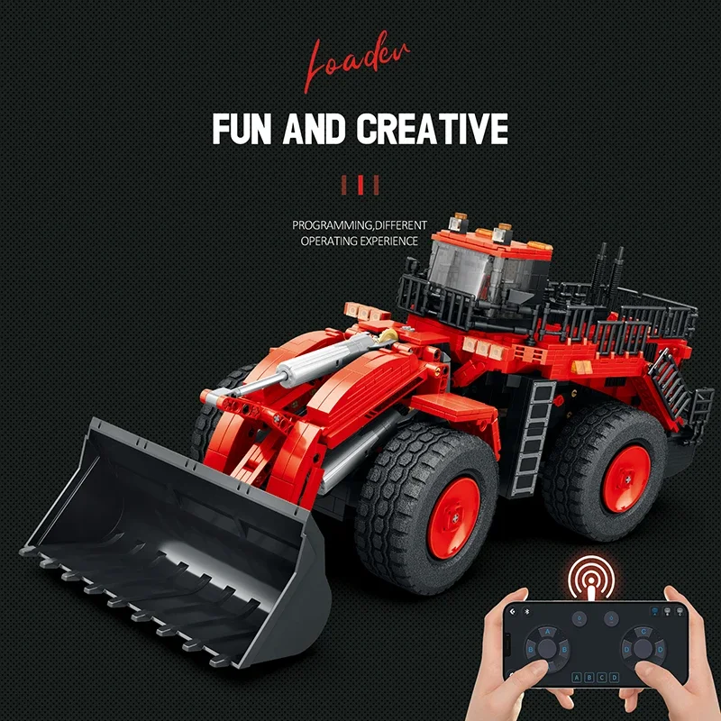 1876PCS Remote Control Excavators Loader Building Blocks City High-Tech Engineering RC Vehicle Bricks Educational Adult Gifts
1876PCS Remote Control Excavators Loader Building Blocks City High-Tech Engineering RC Vehicle Bricks Educational Adult Gifts