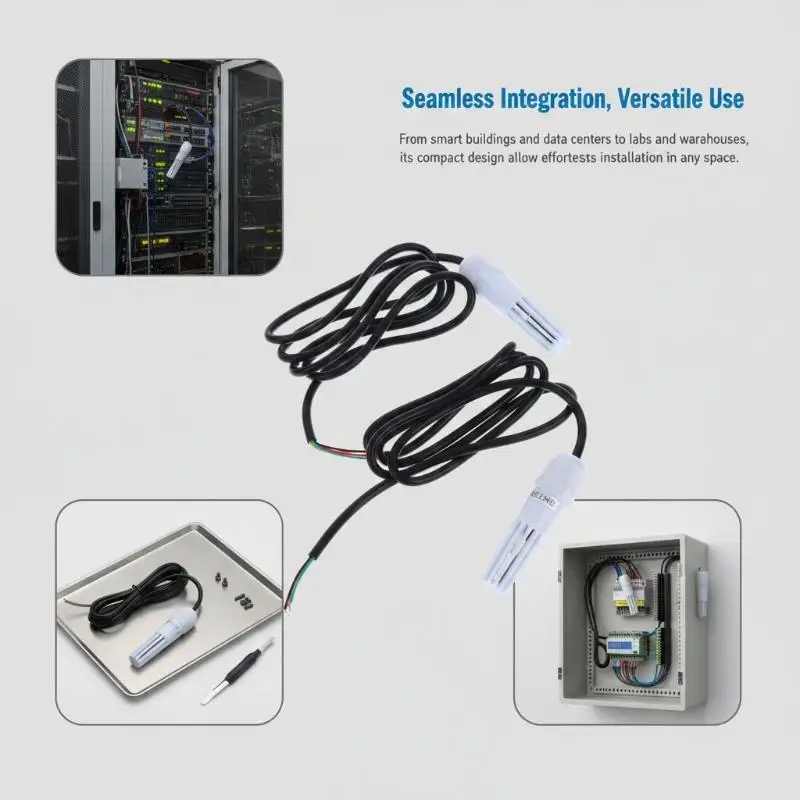 Digital high-precision temperature and humidity sensor module output probe anti condensation industrial grade
Digital high-precision temperature and humidity sensor module output probe anti condensation industrial grade