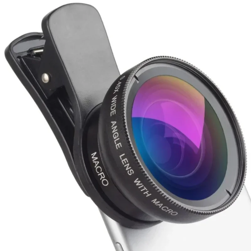 Объектив камеры HD 2 в 1, суперширокоугольный объектив 12,5x для мобильных телефонов с макрообъективом 0,45x для iPhone 11, Xiaomi Samsung
Объектив камеры HD 2 в 1, суперширокоугольный объектив 12,5x для мобильных телефонов с макрообъективом 0,45x для iPhone 11, Xiaomi Samsung