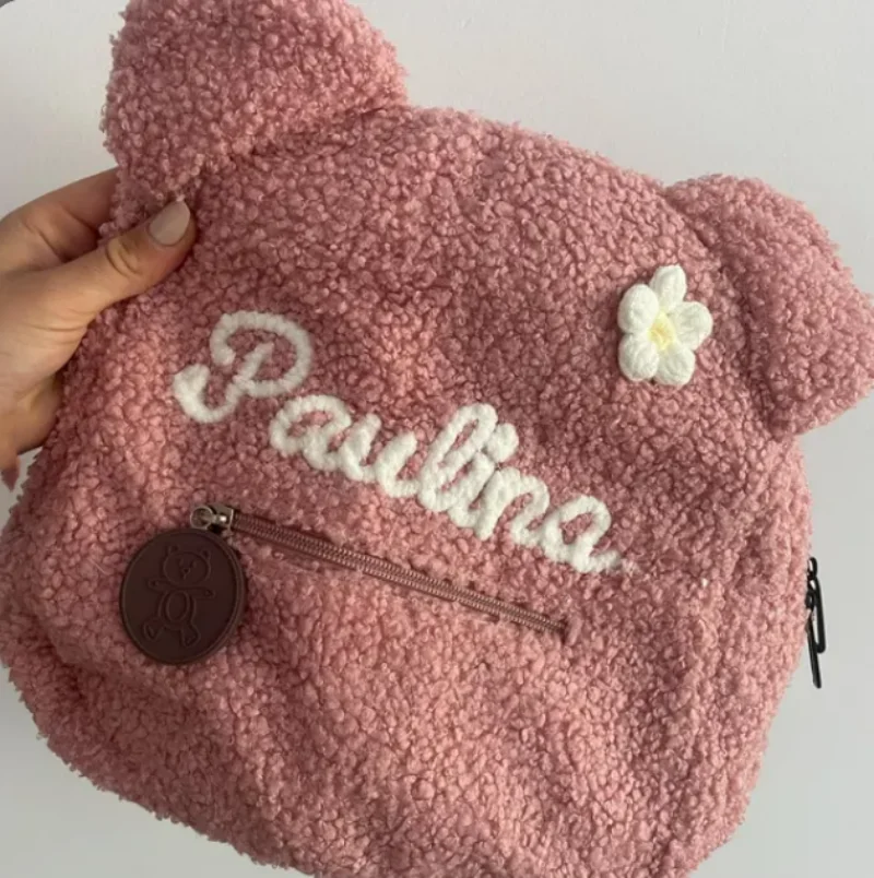 Personalized Rope Embroidered Teddy Bear Backpack Custom Name Portable Children's Travel Shopping Bag Backpack Newborn Gift
Personalized Rope Embroidered Teddy Bear Backpack Custom Name Portable Children's Travel Shopping Bag Backpack Newborn Gift
