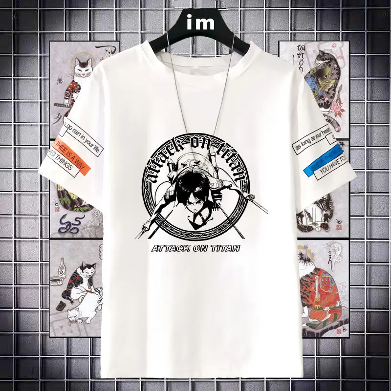 New Anime Survey Corps Wings Of Freedom Short Sleeve T-Shirt Two-Dimensional Attack On Titan COS Summer Top Trendy
New Anime Survey Corps Wings Of Freedom Short Sleeve T-Shirt Two-Dimensional Attack On Titan COS Summer Top Trendy