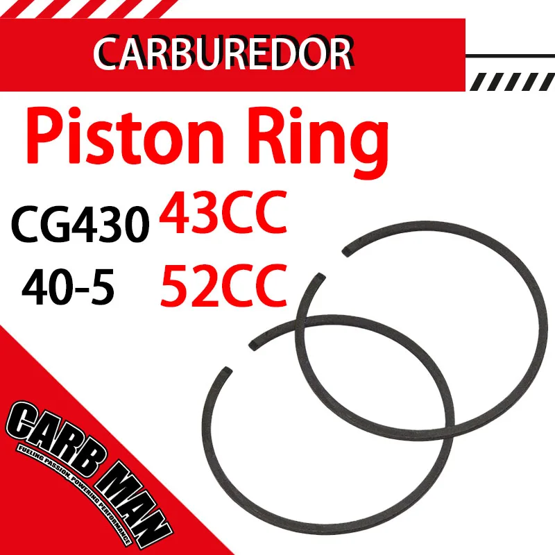 Chainsaw Lawn Mower Grass Trimmer Brush Cutter Piston Ring For 40-5 44-5 CG430 BC520 BC430 CG520 43cc 49cc 50cc 52cc Engine
Chainsaw Lawn Mower Grass Trimmer Brush Cutter Piston Ring For 40-5 44-5 CG430 BC520 BC430 CG520 43cc 49cc 50cc 52cc Engine