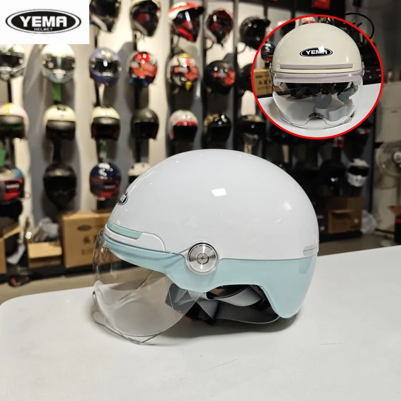 YAMA YM369S Men Women Summer Vintage Motorcycle Motorbike Half Face Helmet Retro Casco Helmets Viseira Capacete
YAMA YM369S Men Women Summer Vintage Motorcycle Motorbike Half Face Helmet Retro Casco Helmets Viseira Capacete