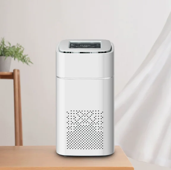 Настольный очиститель воздуха с цифровым дисплеем и функцией ионизации для дома и офиса, устранение формальдегида и запахов дыма
Настольный очиститель воздуха с цифровым дисплеем и функцией ионизации для дома и офиса, устранение формальдегида и запахов дыма