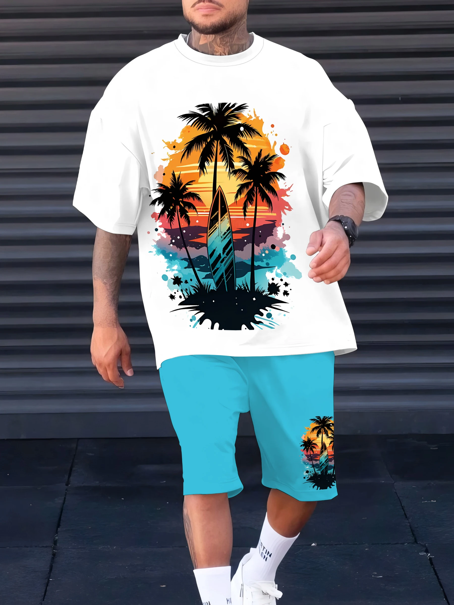 GELITAYIN The 2025 Summer New Men's Suits Are On Sale Featuring Casual And Fashionable Colors With Tropical Sunset Prints
GELITAYIN The 2025 Summer New Men's Suits Are On Sale Featuring Casual And Fashionable Colors With Tropical Sunset Prints