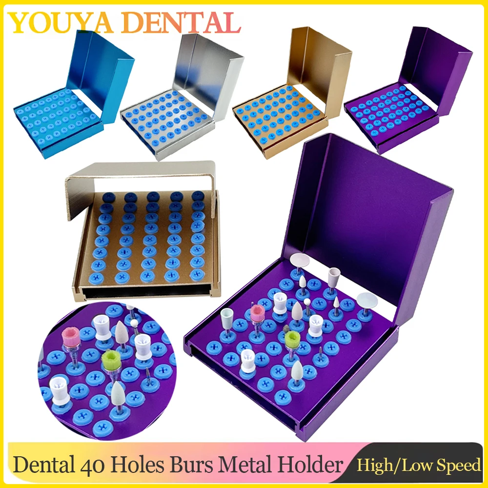Dental 40 holes Cleaning Stand Autoclave Sterilizer Holder Box For High/Low Speed Dental Burs Drills Disinfection Block 1pcs
Dental 40 holes Cleaning Stand Autoclave Sterilizer Holder Box For High/Low Speed Dental Burs Drills Disinfection Block 1pcs