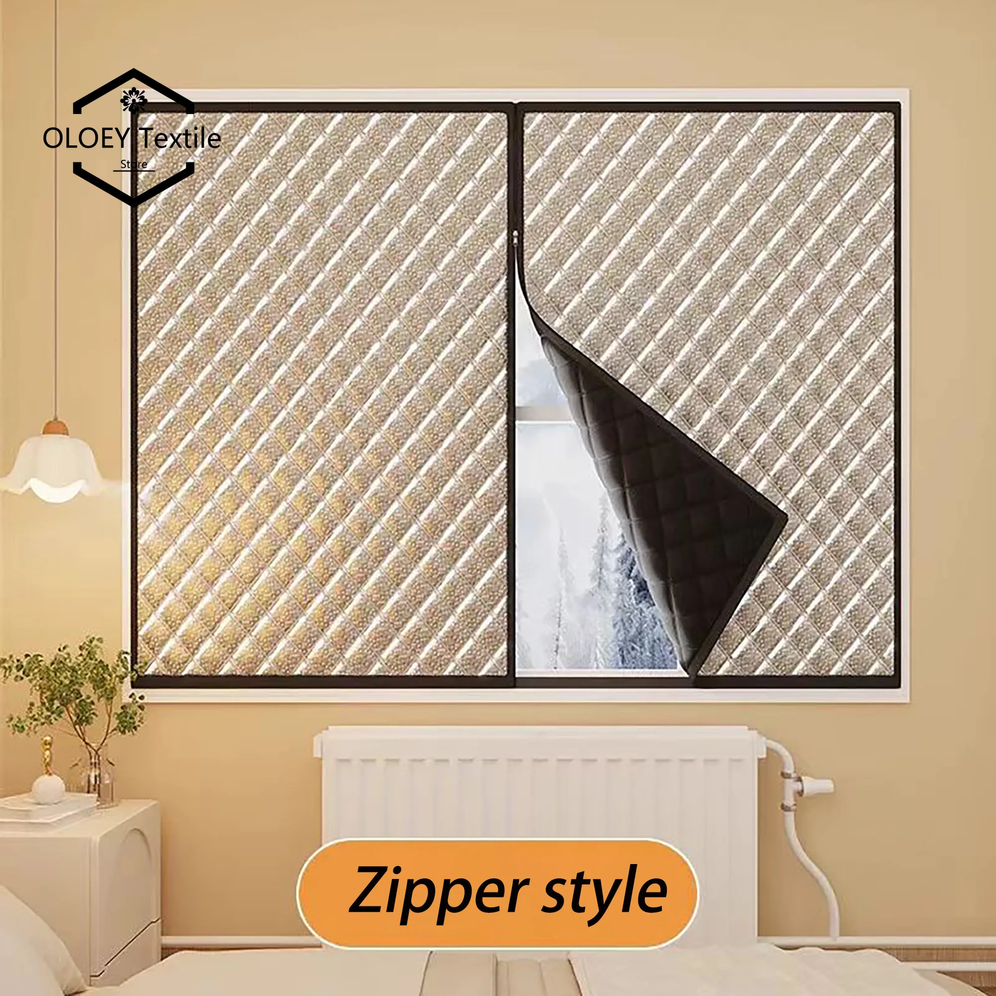 The latest zipper style warm winter curtains, heat-insulating and windproof sealed windows, anti peeping windows, screen windows
The latest zipper style warm winter curtains, heat-insulating and windproof sealed windows, anti peeping windows, screen windows