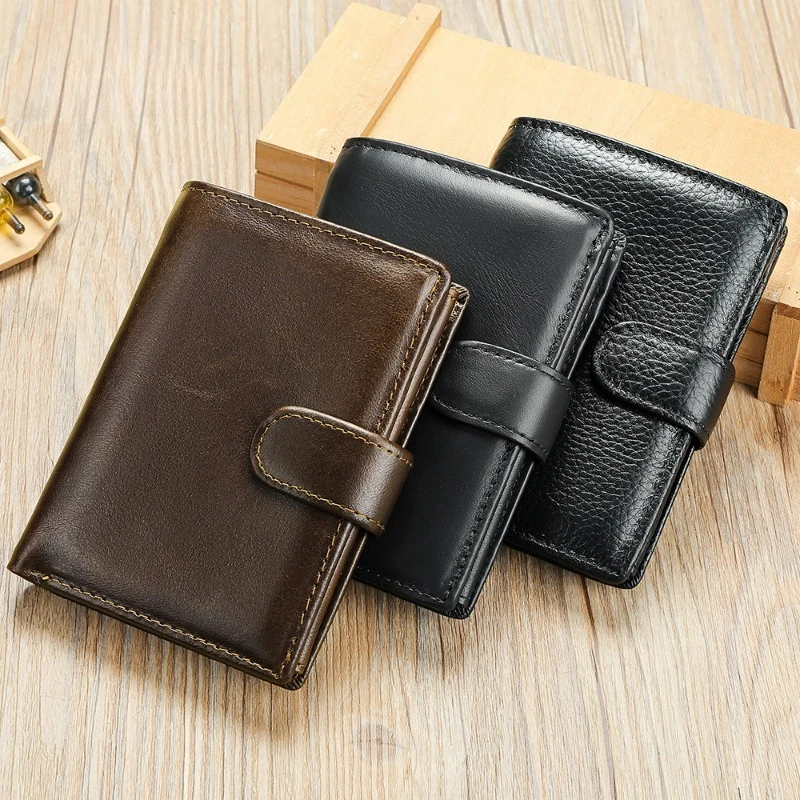 Genuine Leather Wallet for Men Anti-Theft Vintage Casual Large Capacity Card Holder Coin Purse
Genuine Leather Wallet for Men Anti-Theft Vintage Casual Large Capacity Card Holder Coin Purse