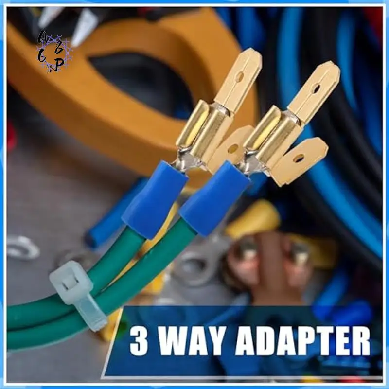 A68P-100Pcs Piggyback Spade Connectors,3 Way Adapter Dual Male To Single Female Terminals Crimp Terminals Assortment Kit
A68P-100Pcs Piggyback Spade Connectors,3 Way Adapter Dual Male To Single Female Terminals Crimp Terminals Assortment Kit