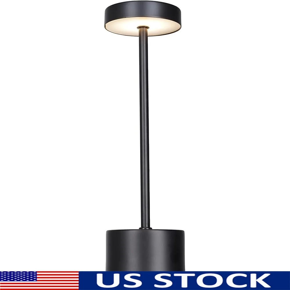 Portable LED Cordless Table Lamp Rechargeable Touch Switch Dimmable Metal Desk Light Smart Home Compatible 11 Inch Black Finish
Portable LED Cordless Table Lamp Rechargeable Touch Switch Dimmable Metal Desk Light Smart Home Compatible 11 Inch Black Finish