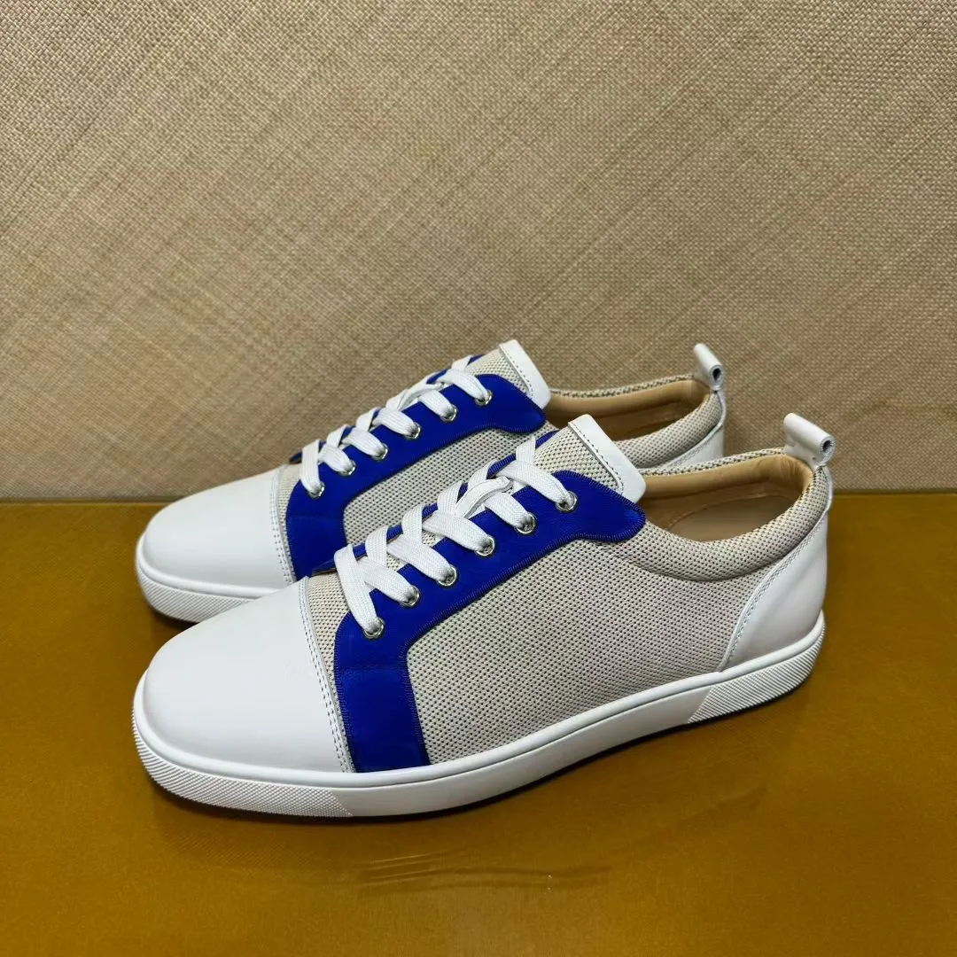 clvtmq мужская обувь сине-белая сетчатая обувь с низким берцем и красной подошвой глянцевая женская обувь кроссовки для пар спортивная повседневная обувь большая
clvtmq мужская обувь сине-белая сетчатая обувь с низким берцем и красной подошвой глянцевая женская обувь кроссовки для пар спортивная повседневная обувь большая