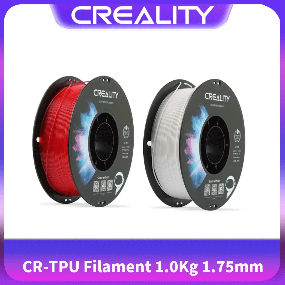 Оригинальный филамент Creality CR-TPU, 1.0 кг, 1.75 мм, мягкий, адгезивный, высокопрочный, 210-240 градусов. ℃ Материалы для 3D-принтеров с регулируемой температурой печати
Оригинальный филамент Creality CR-TPU, 1.0 кг, 1.75 мм, мягкий, адгезивный, высокопрочный, 210-240 градусов. ℃ Материалы для 3D-принтеров с регулируемой температурой печати