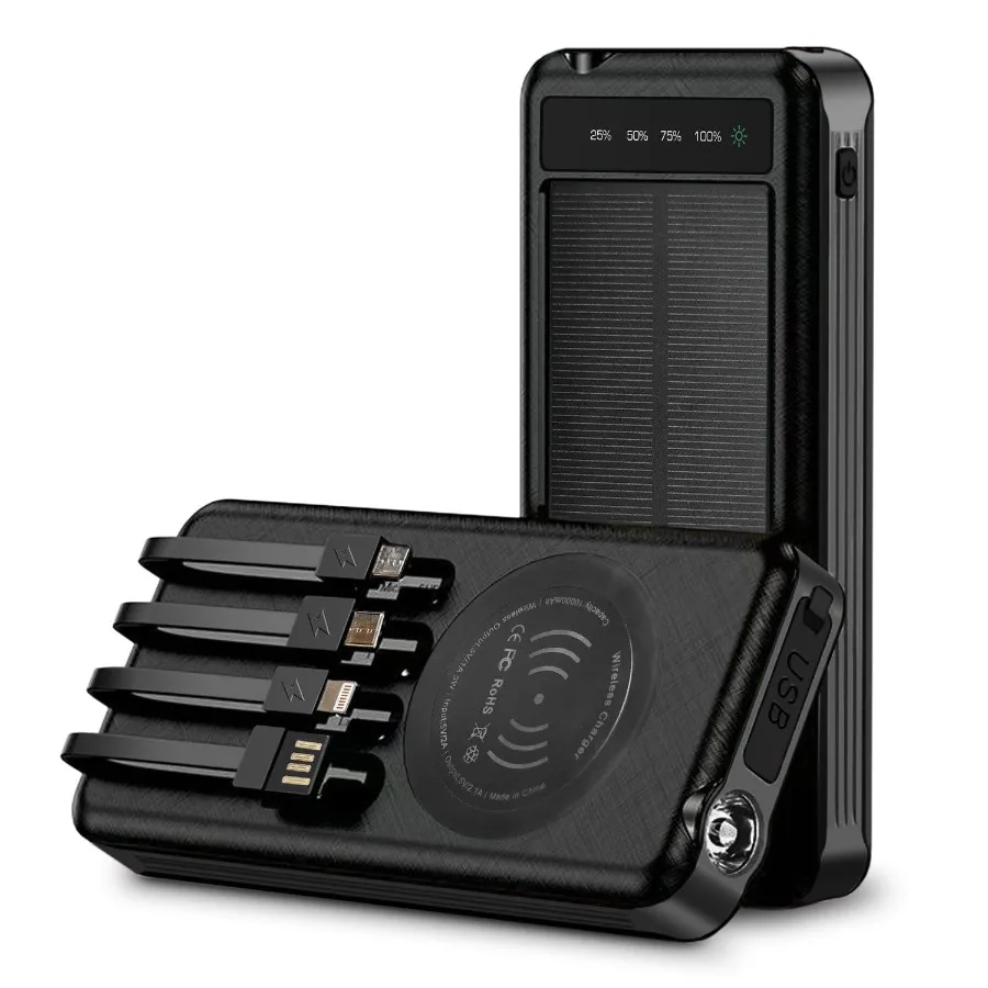 ZL809-BK Уличный Power Bank - 10000 мАч с солнечной зарядкой
ZL809-BK Уличный Power Bank - 10000 мАч с солнечной зарядкой