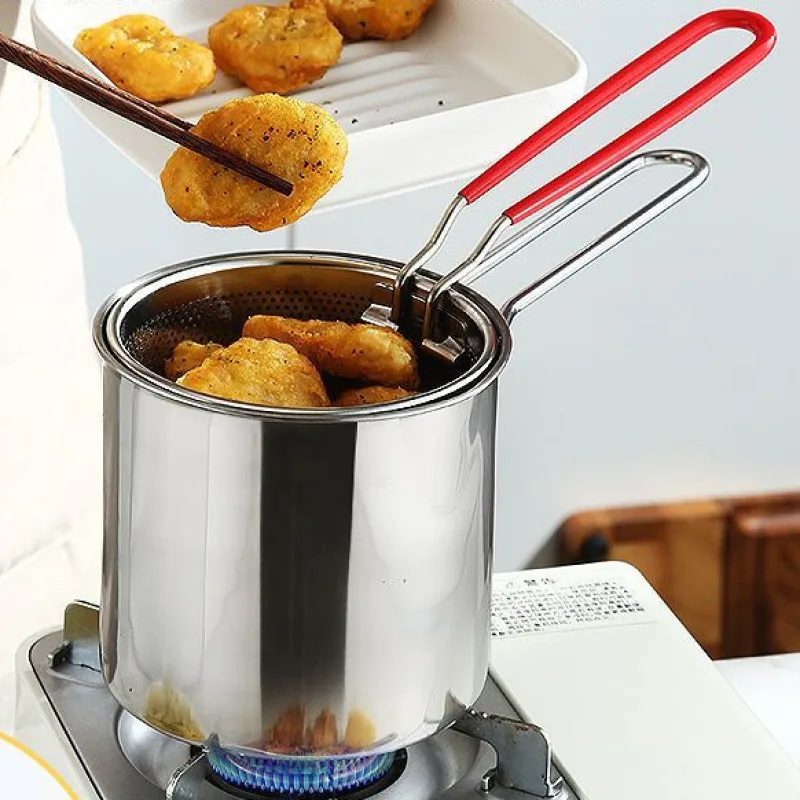 Household multi-function small fryer 304 stainless steel with filter screen fuel-saving mini
Household multi-function small fryer 304 stainless steel with filter screen fuel-saving mini