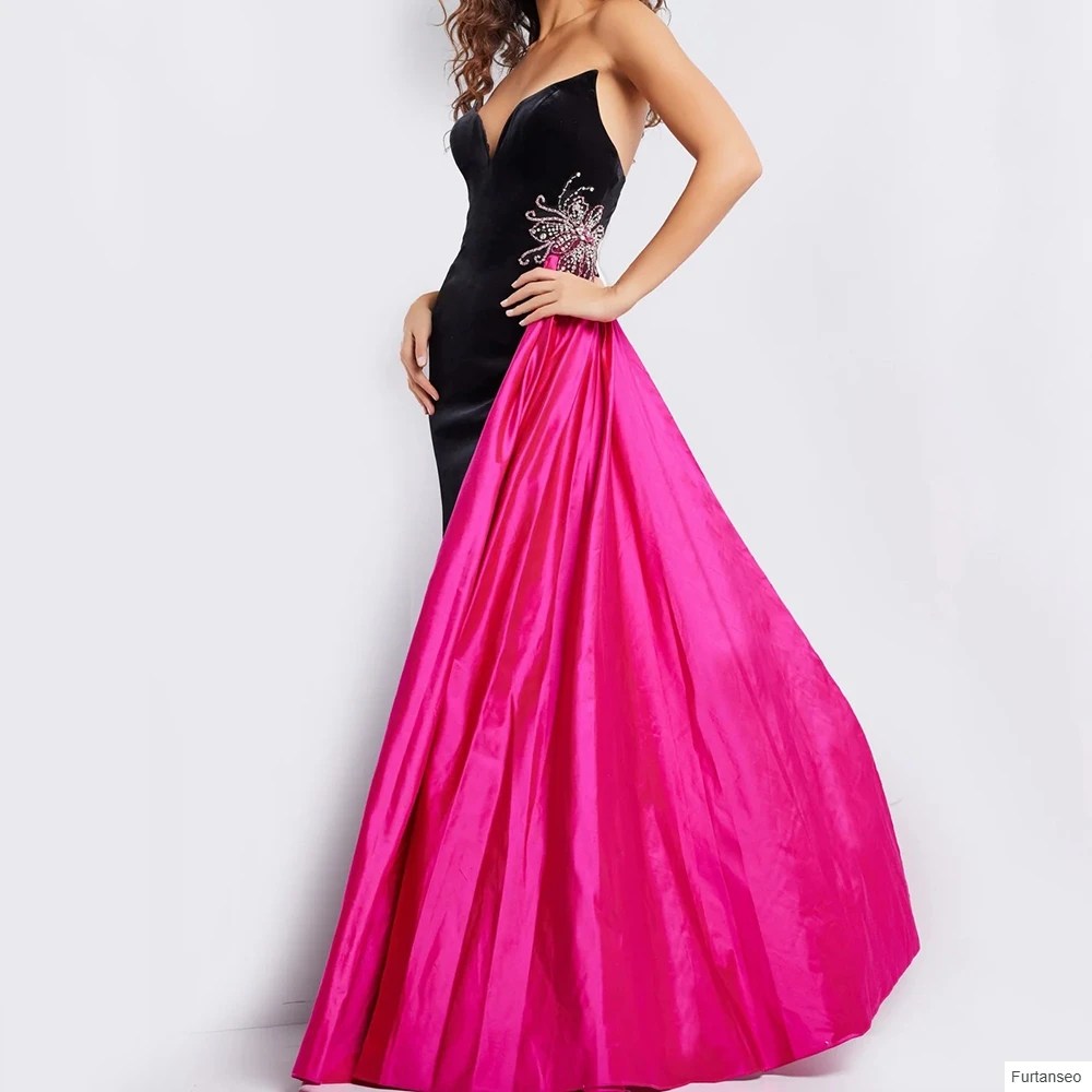 A-line Women's Evening Dresses Floor-length Strapless Sleeveless Prom Gown Fashion Crystal Side-split Draped Customized Gowns
A-line Women's Evening Dresses Floor-length Strapless Sleeveless Prom Gown Fashion Crystal Side-split Draped Customized Gowns
