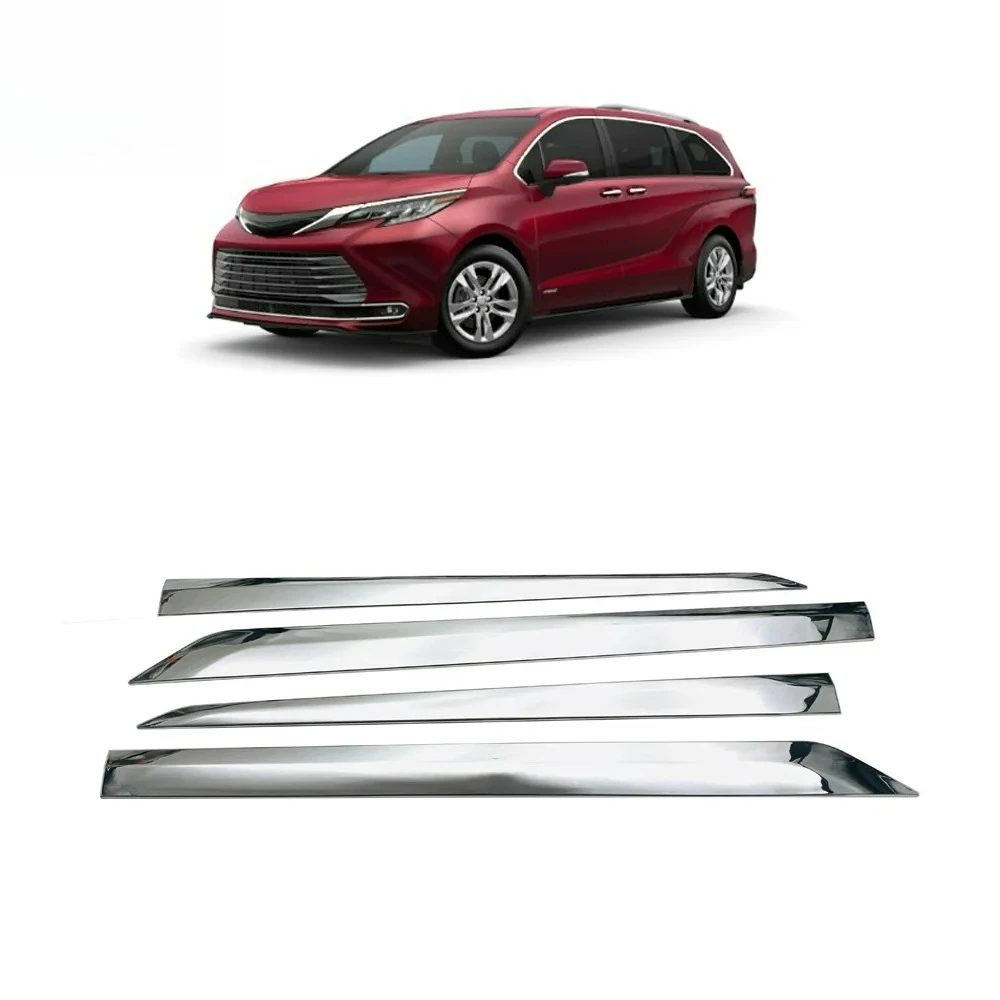 For Toyota Sienna/Granvia 2021 2022 2023 2024 Car Exterior Side Door Body Molding Trim Cover ABS Chrome Accessories Sticker 4PCs
For Toyota Sienna/Granvia 2021 2022 2023 2024 Car Exterior Side Door Body Molding Trim Cover ABS Chrome Accessories Sticker 4PCs
