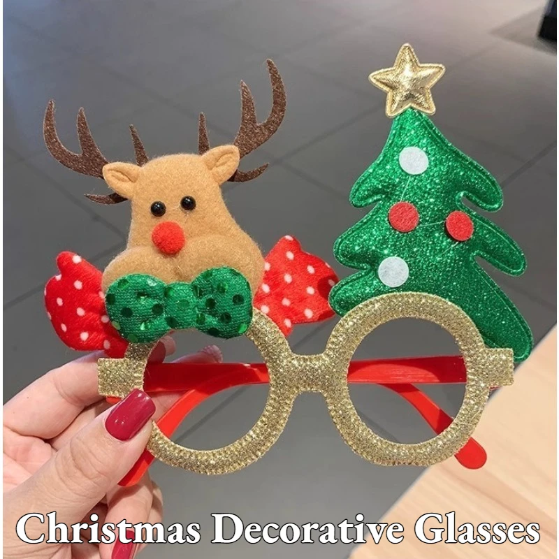 New Christmas Glasses Whimsical Reindeer Snowman and Santa Claus Eyewear Student Costumes Gifts and Party Decorations
New Christmas Glasses Whimsical Reindeer Snowman and Santa Claus Eyewear Student Costumes Gifts and Party Decorations