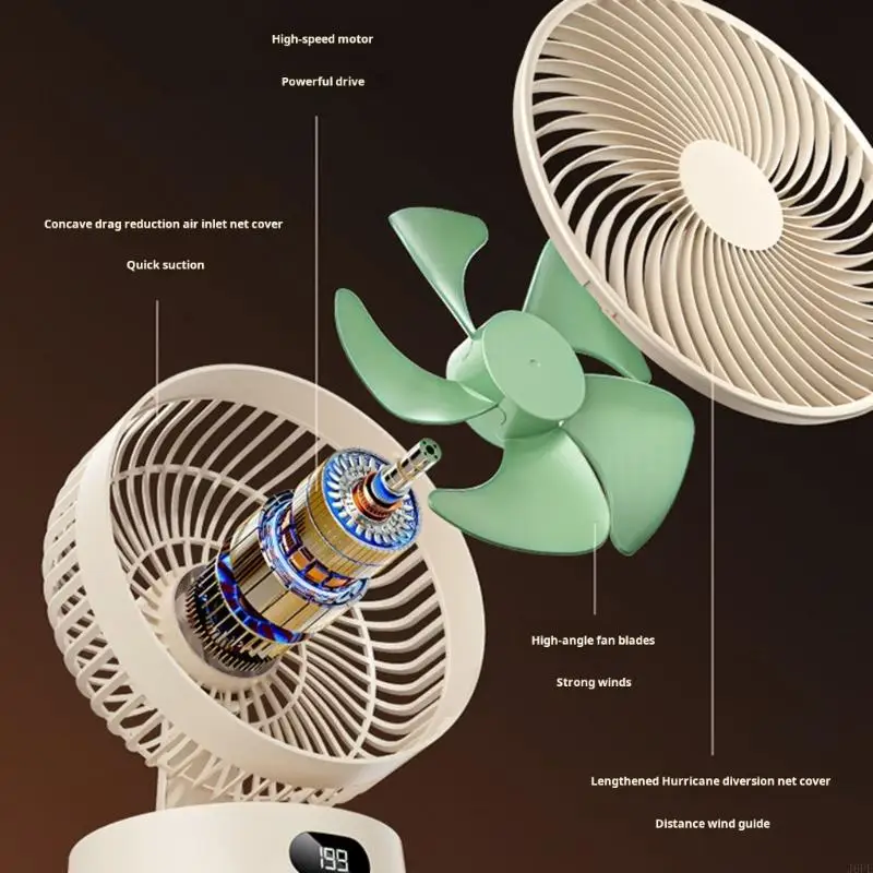 J6PE Efficient Motor Cooling Desk Fan Plastic Texture for Workstation Dorm Room
J6PE Efficient Motor Cooling Desk Fan Plastic Texture for Workstation Dorm Room