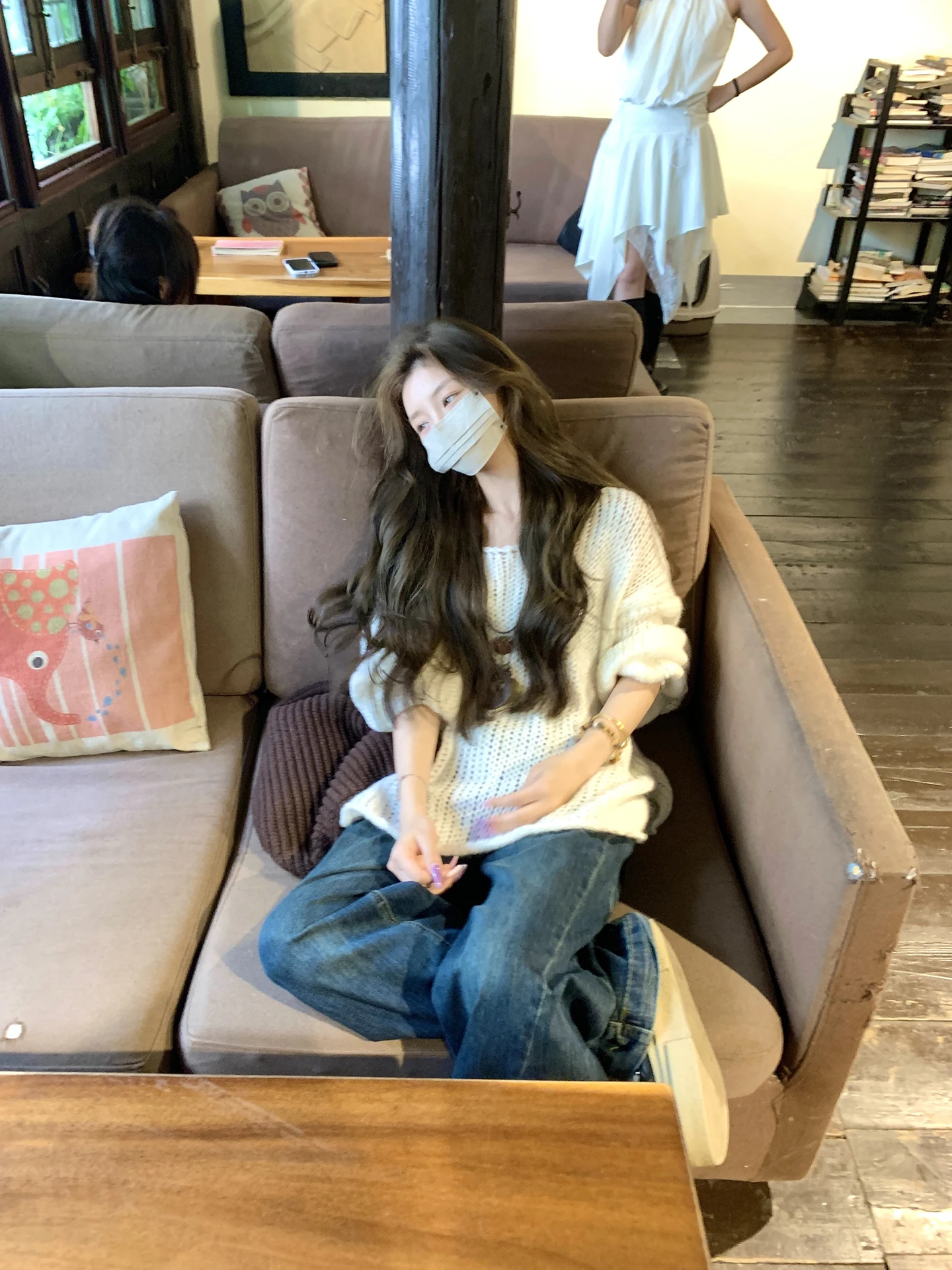 Autumnal Knitted Pure Color Hollow out Design Women's Woolen Sweater Side Slit Casual Comfortable Fit Long Sve round Ne
Autumnal Knitted Pure Color Hollow out Design Women's Woolen Sweater Side Slit Casual Comfortable Fit Long Sve round Ne