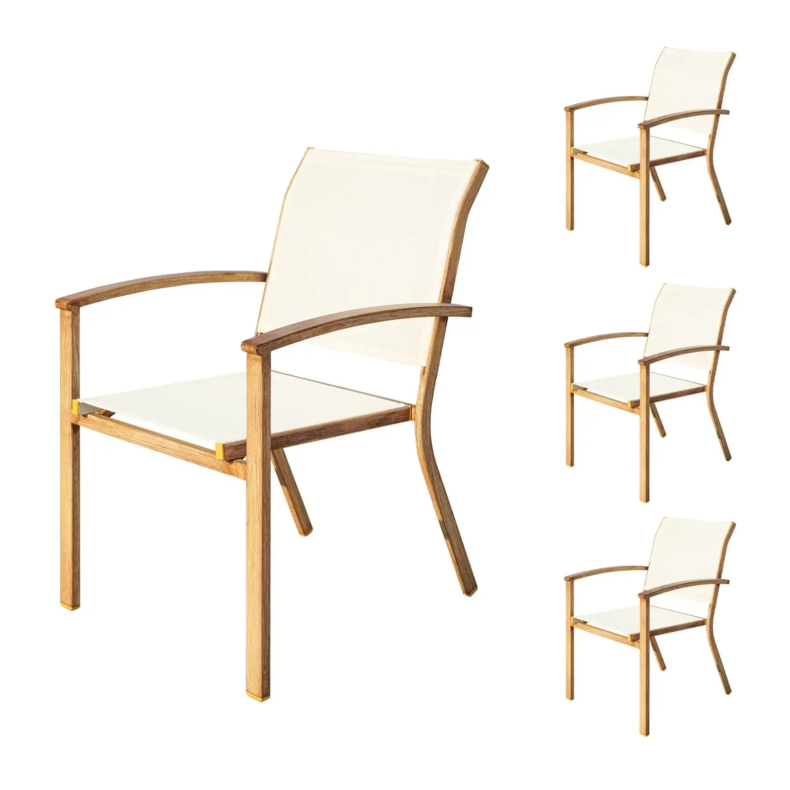 4 Pcs Stackable Patio Chairs 330LB Capacity Wrought Iron Arms Textilene Fabric UV Resistant For Garden Porch Indoor Outdoor
4 Pcs Stackable Patio Chairs 330LB Capacity Wrought Iron Arms Textilene Fabric UV Resistant For Garden Porch Indoor Outdoor