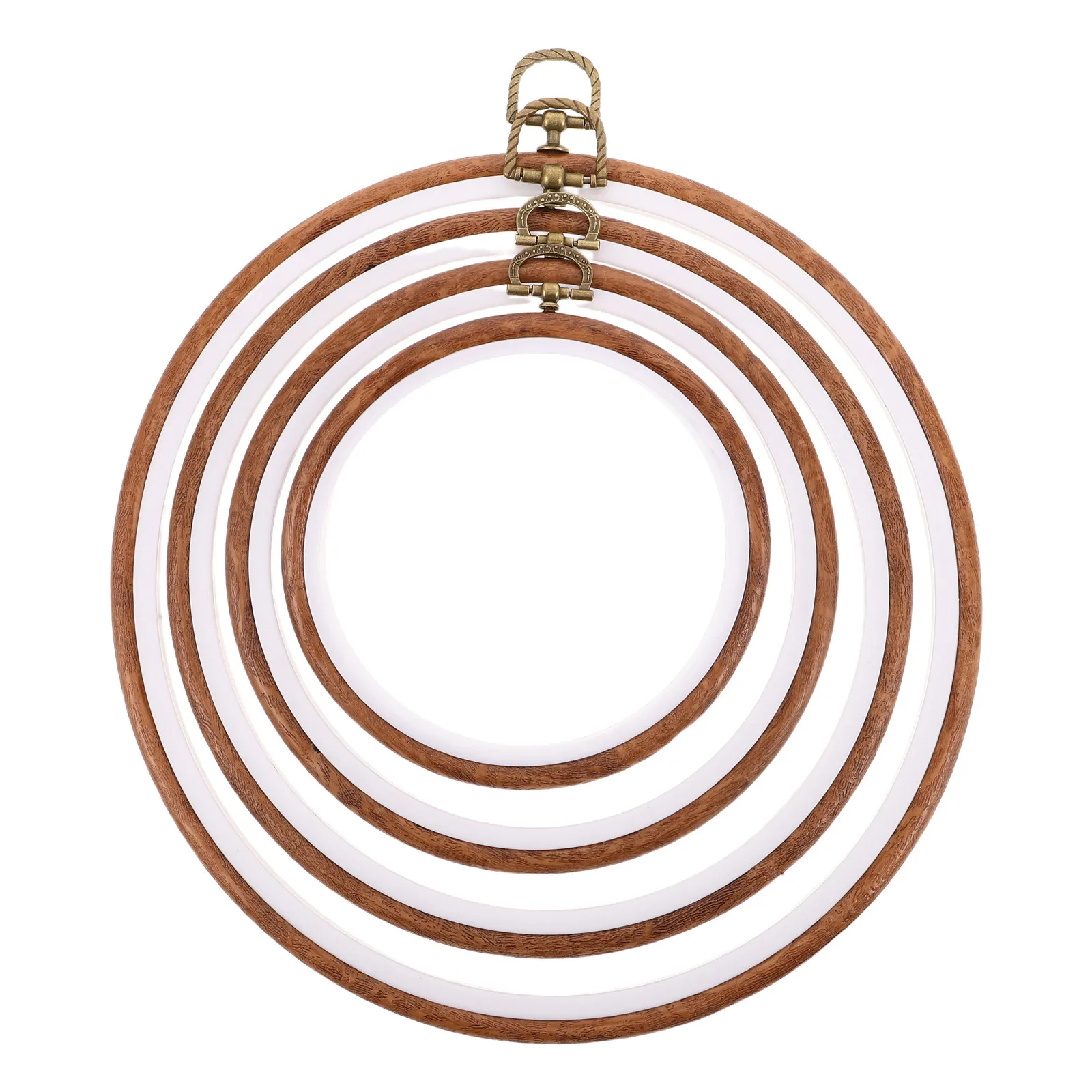 Набор из 4 пластиковых пялец под дерево для вышивания крестиком, рукоделия и декоративного шитья
Набор из 4 пластиковых пялец под дерево для вышивания крестиком, рукоделия и декоративного шитья