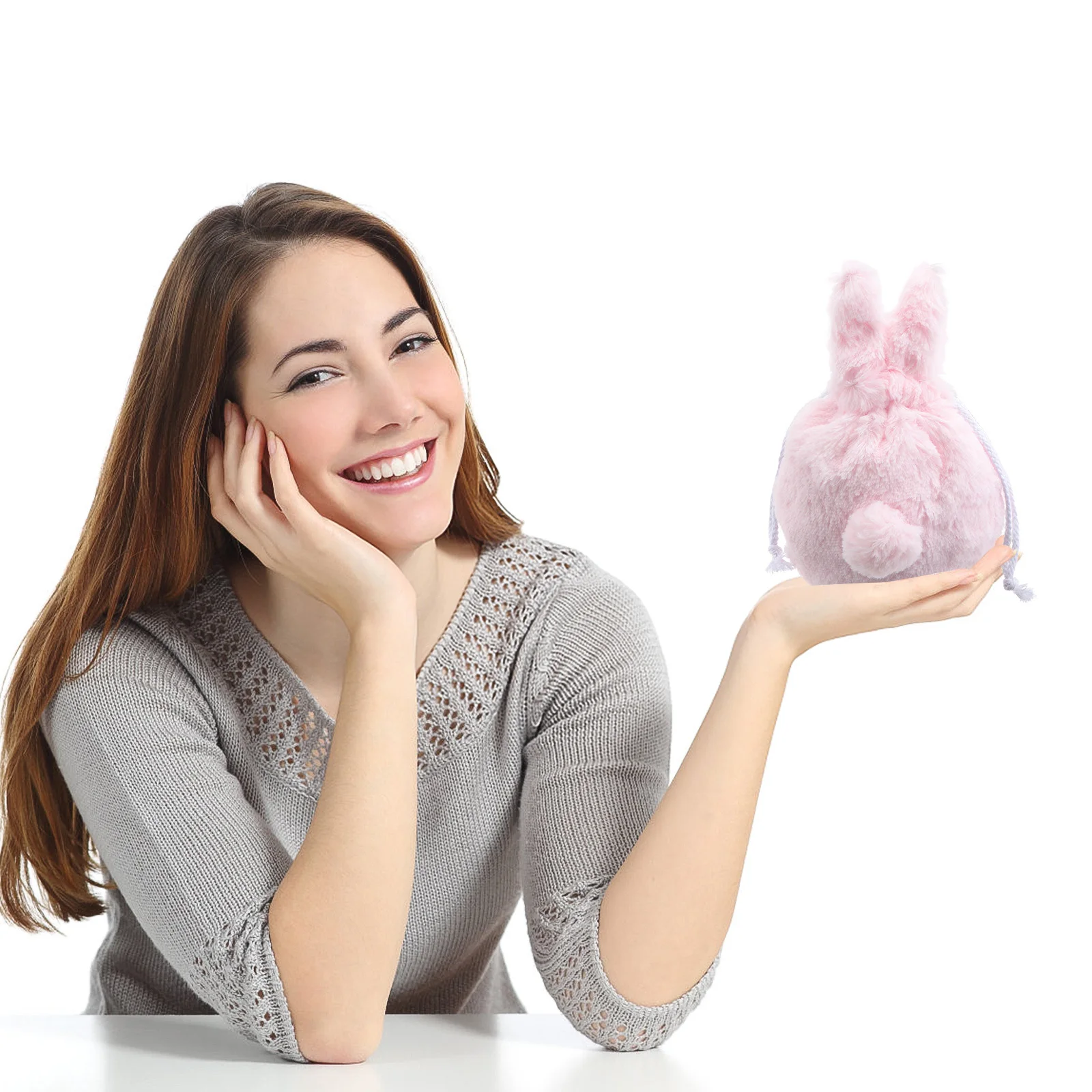 Bunny Ear Drawstring Bag Cute Makeup Pouch for Storage Lightweight Toiletry Bag Pink Ideal for Travel Daily Use
Bunny Ear Drawstring Bag Cute Makeup Pouch for Storage Lightweight Toiletry Bag Pink Ideal for Travel Daily Use