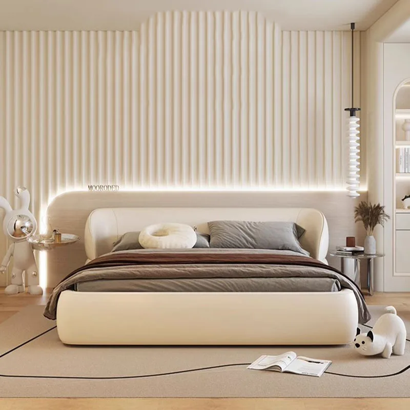 Nordic Royal Double Bed Wood Drawers High End Aesthetic Frame Double Bed Master Sleeping Cama Matrimonio Bedroom Furniture
Nordic Royal Double Bed Wood Drawers High End Aesthetic Frame Double Bed Master Sleeping Cama Matrimonio Bedroom Furniture