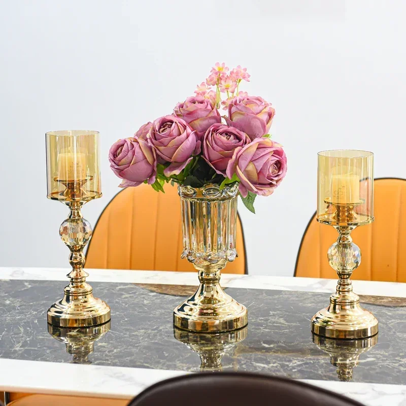 Candlestick + Candle OrnamentLuxury Retro Candlelight Dinner Props Nordic Romantic Dining Table Windshield Candle Holders
Candlestick + Candle OrnamentLuxury Retro Candlelight Dinner Props Nordic Romantic Dining Table Windshield Candle Holders