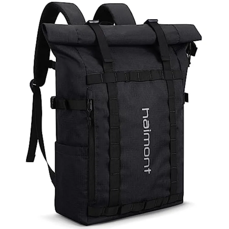 Rolltop Backpack for Men Women Water-Resistant Carry on Travel Backpack Casual Daypack with Laptop Compartment for Work Trip Hi
Rolltop Backpack for Men Women Water-Resistant Carry on Travel Backpack Casual Daypack with Laptop Compartment for Work Trip Hi