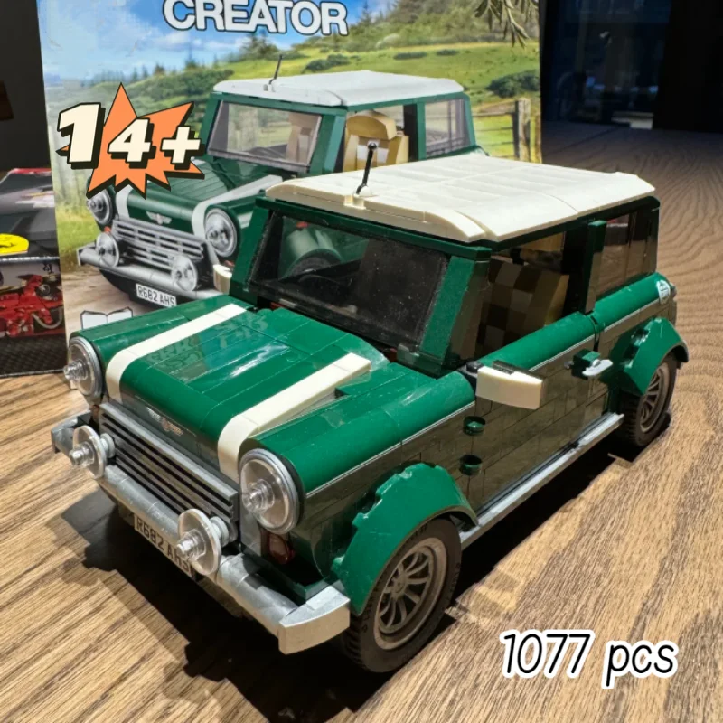 Большая распродажа, зеленая модель автомобиля, 1077 шт., фургон-кемпер, рождественские подарки, кирпич, детские развивающие игрушки
Большая распродажа, зеленая модель автомобиля, 1077 шт., фургон-кемпер, рождественские подарки, кирпич, детские развивающие игрушки