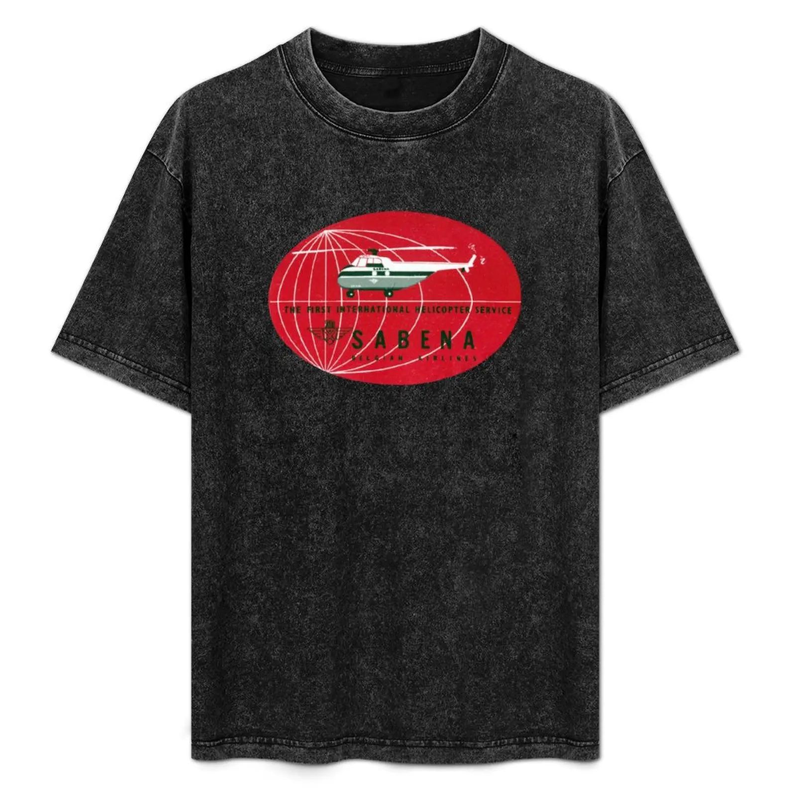 1953 Sabena Helicopter Service T-Shirt No Iron Casual Short Sleeve Top
1953 Sabena Helicopter Service T-Shirt No Iron Casual Short Sleeve Top