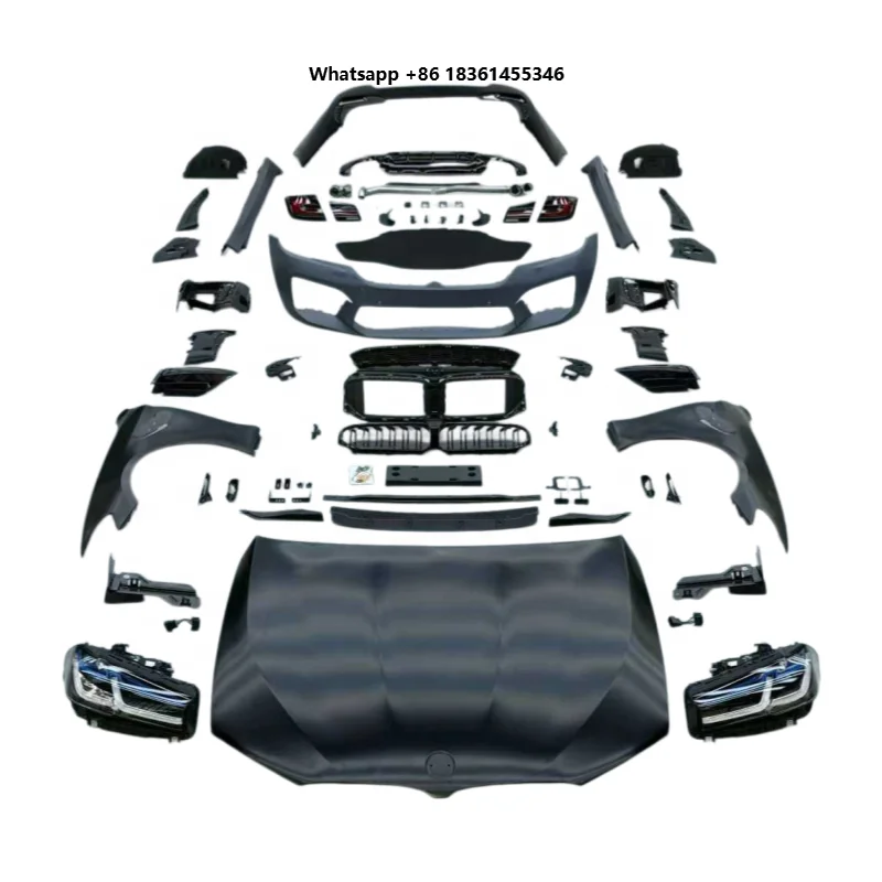 For 5 Series F10 F18 2011-2017 Upgrade G30 M5 Style Bodykit PP Plastic Front Rear Bumpers Hood Fender Grill Lights STLF
For 5 Series F10 F18 2011-2017 Upgrade G30 M5 Style Bodykit PP Plastic Front Rear Bumpers Hood Fender Grill Lights STLF