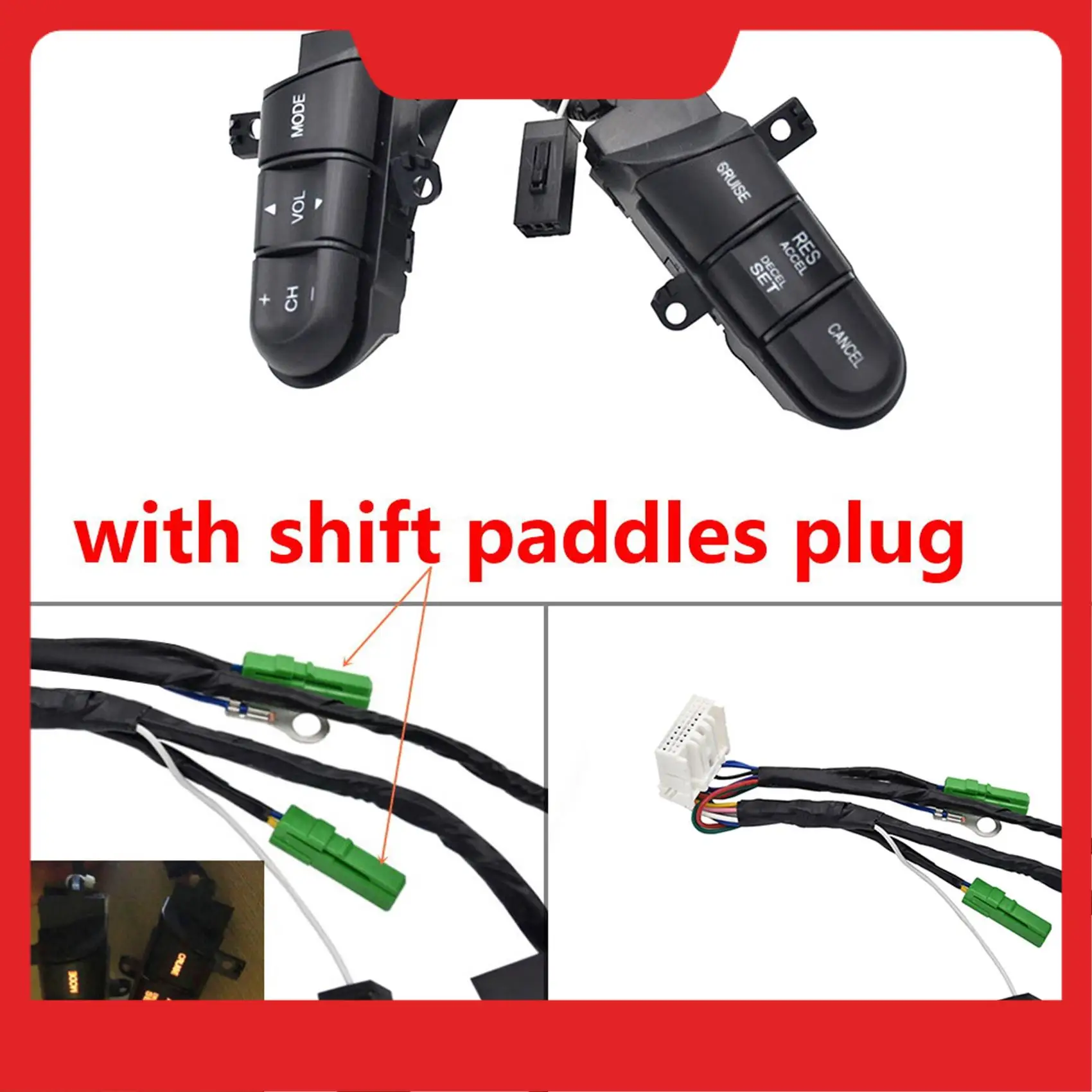 With Shift Paddle Steering Wheel Switches Buttons For Honda 2008-2013 Fit 2009-2014 City 2006-2011 Civic
With Shift Paddle Steering Wheel Switches Buttons For Honda 2008-2013 Fit 2009-2014 City 2006-2011 Civic