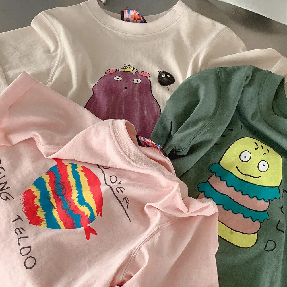2025 Summer New Fashion Cartoon Print Girls T Shirts Children Casual O-neck Tee Baby Girl Short Sleeve T Shirt Kids Clothes
2025 Summer New Fashion Cartoon Print Girls T Shirts Children Casual O-neck Tee Baby Girl Short Sleeve T Shirt Kids Clothes