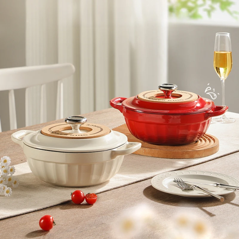 Cast Iron Pot Enamel Pots Non Stick Pot Dutch Oven Stew Soup Pots Gas Induction Cooker Home Cooking Cookware Kitchen Casseroles
Cast Iron Pot Enamel Pots Non Stick Pot Dutch Oven Stew Soup Pots Gas Induction Cooker Home Cooking Cookware Kitchen Casseroles