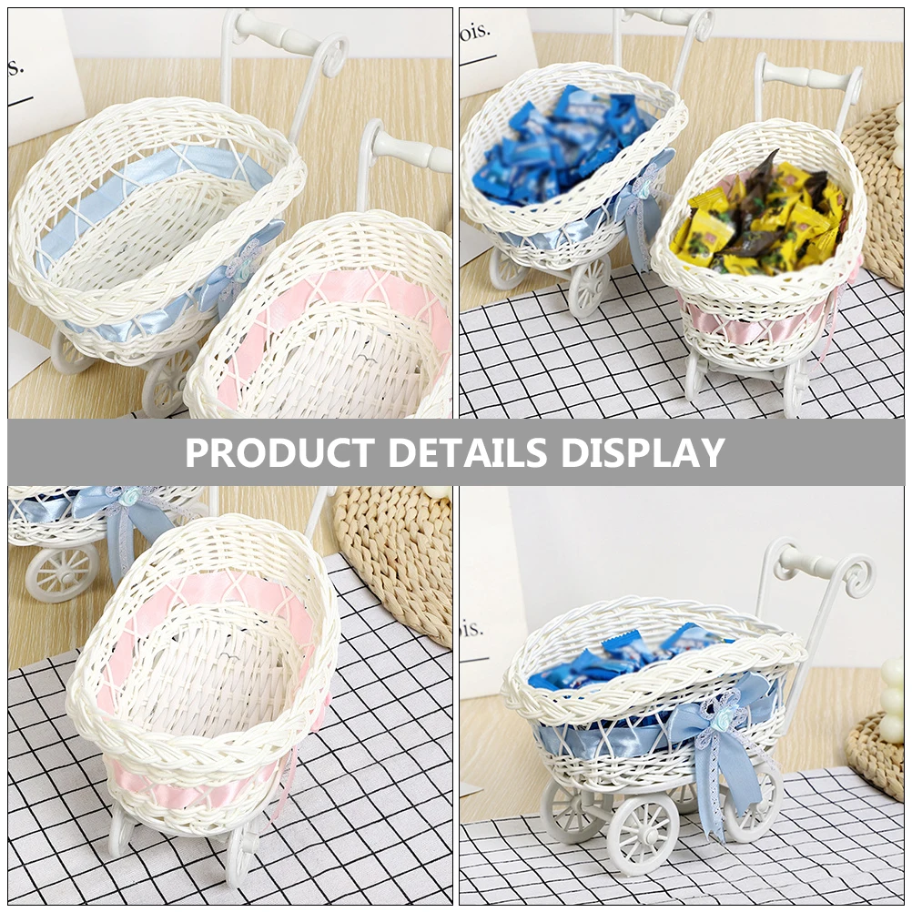 2Pcs Imitation Rattan Woven Baskets Yuanbao Shape Candy Storage for Wedding Decorations Gifts
2Pcs Imitation Rattan Woven Baskets Yuanbao Shape Candy Storage for Wedding Decorations Gifts