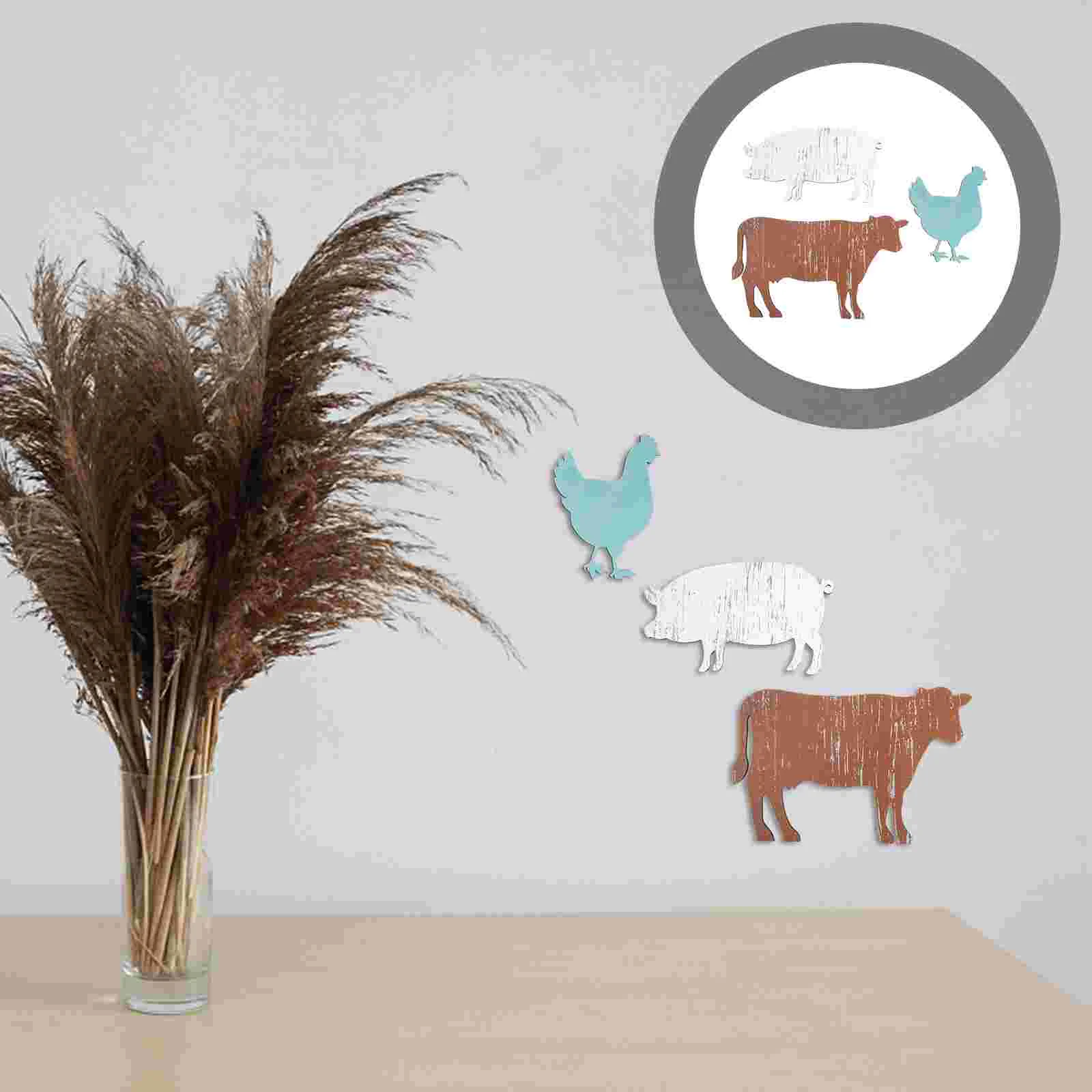 Handmade Animal Figurines Wooden Crafts Decoration Farmhouse Signs Vintage Home Iron Chicken Block
Handmade Animal Figurines Wooden Crafts Decoration Farmhouse Signs Vintage Home Iron Chicken Block