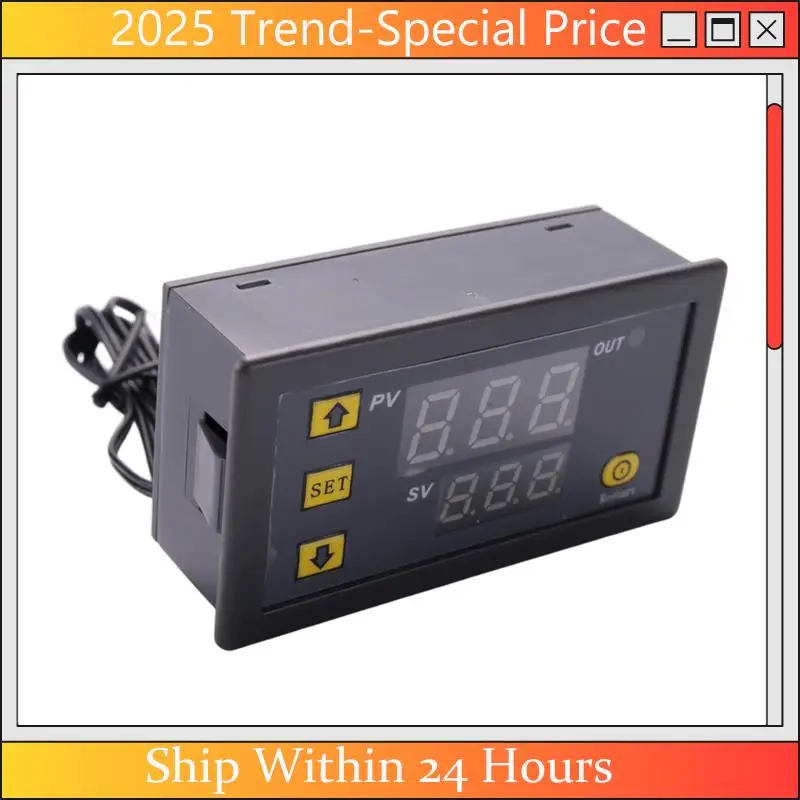 CHYY Top W3230 Probe Line 20A Цифровой контроль температуры Светодиодный дисплей Термостат Прибор управления нагревом/охлаждением
CHYY Top W3230 Probe Line 20A Цифровой контроль температуры Светодиодный дисплей Термостат Прибор управления нагревом/охлаждением