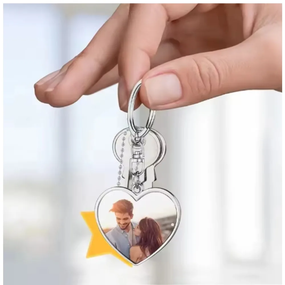Personalised Mini Folding Mirror Double-sided Custom Keychain Heart-shaped Key Ring Ideal Gift for Family Friends and Loved Ones
Personalised Mini Folding Mirror Double-sided Custom Keychain Heart-shaped Key Ring Ideal Gift for Family Friends and Loved Ones